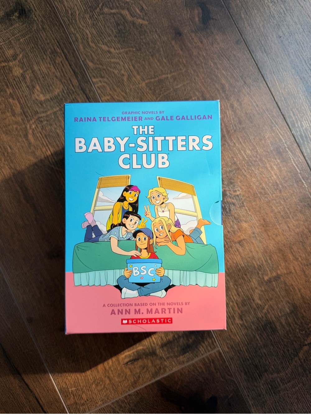 Scholastic The Baby-Sitters Club Box Set - Blue & Pink Covers